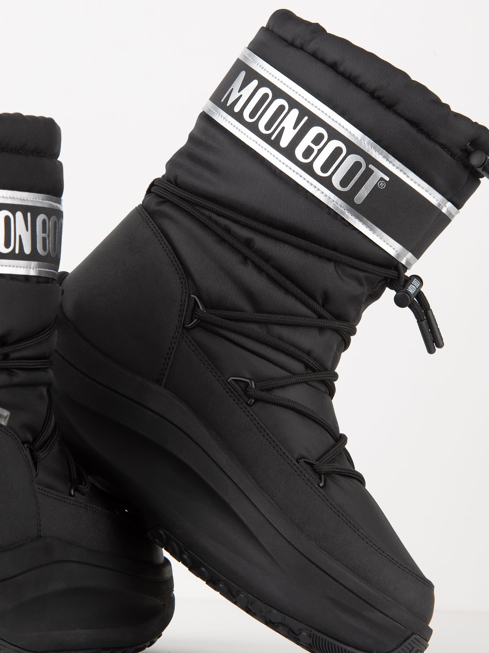 MOON247 BLACK & SILVER POLAR BOOTS