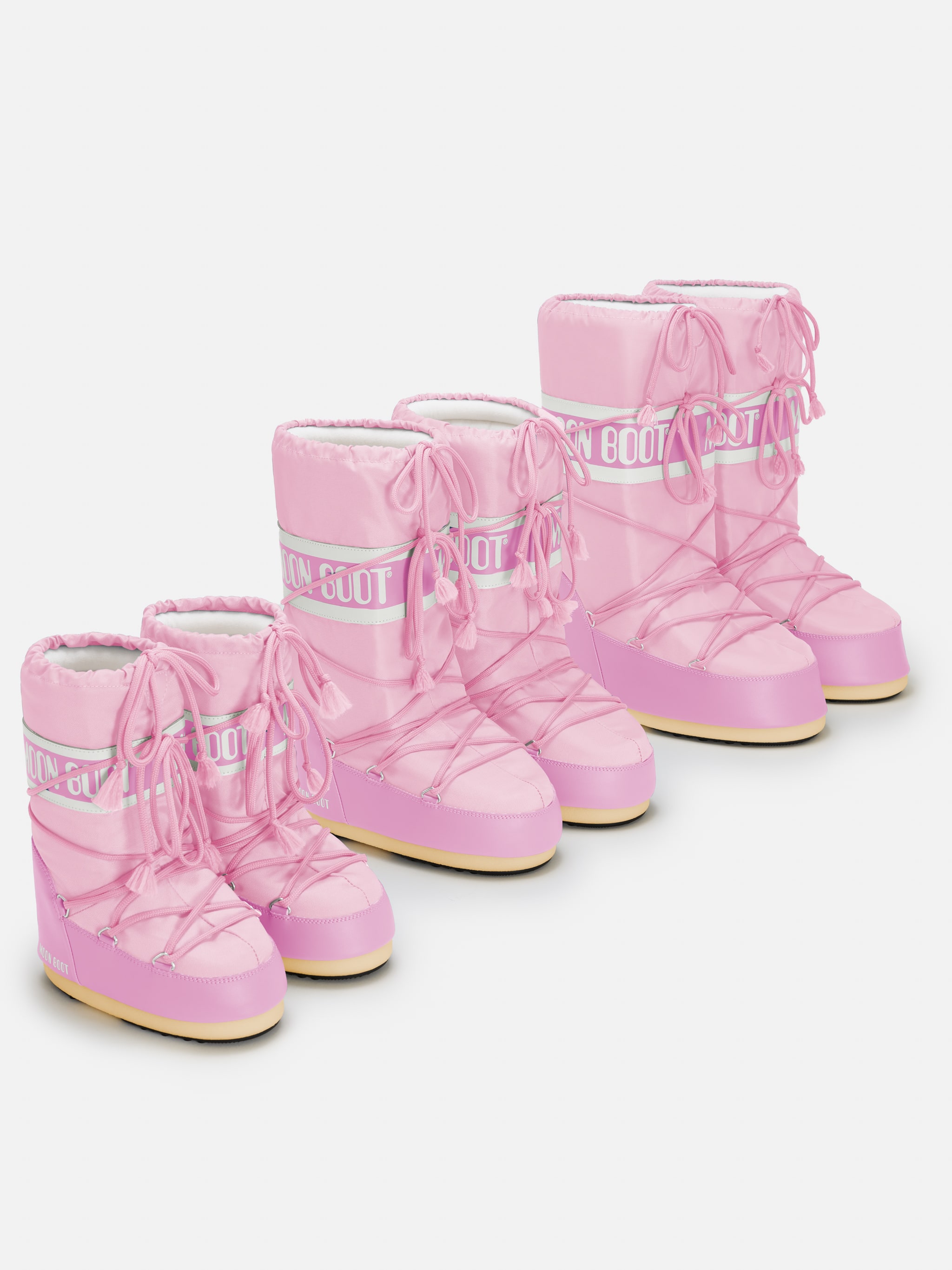 ICON PINK NYLON BOOTS