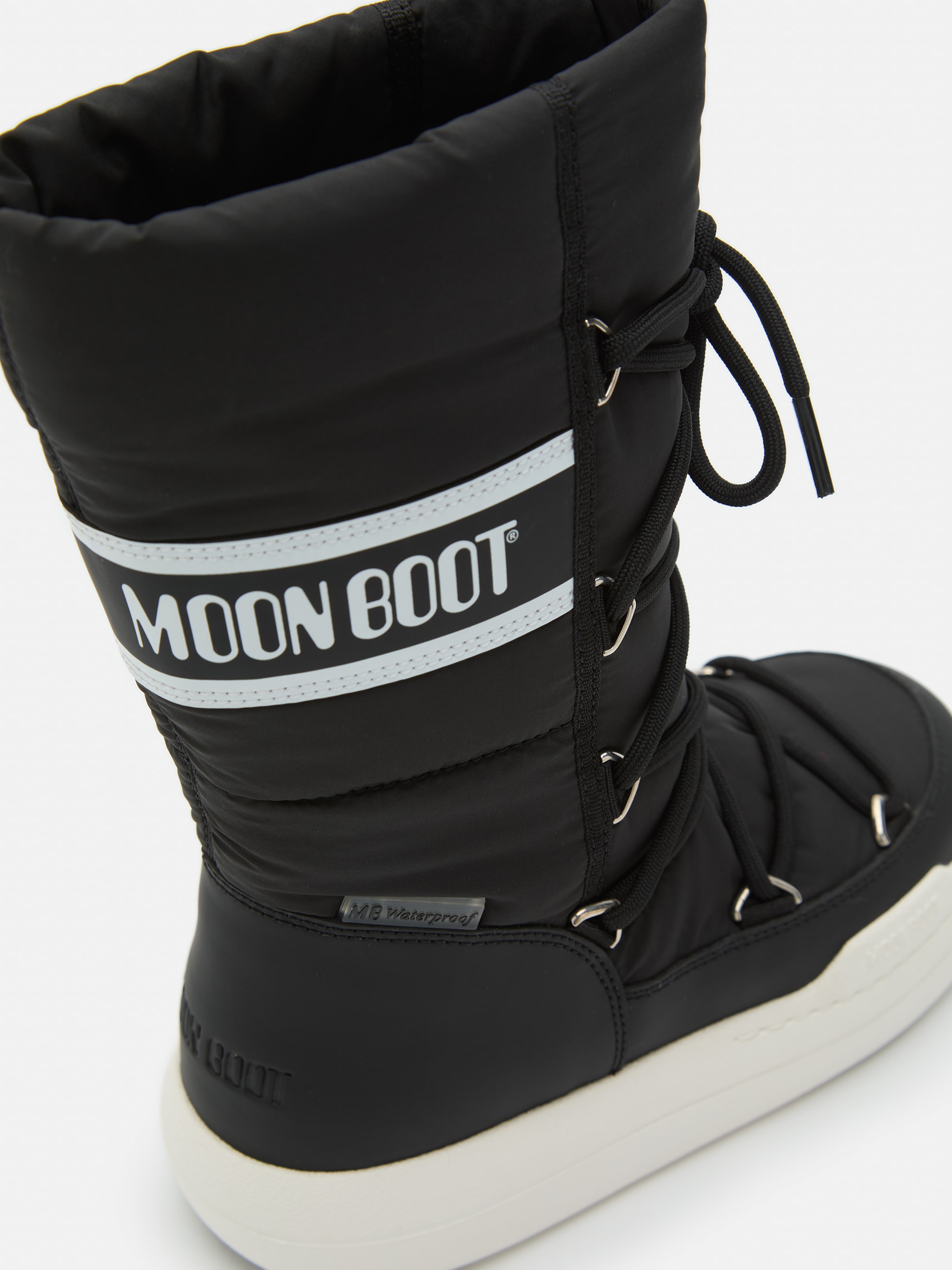 JUNIOR PARK BLACK TUBE LACE BOOTS