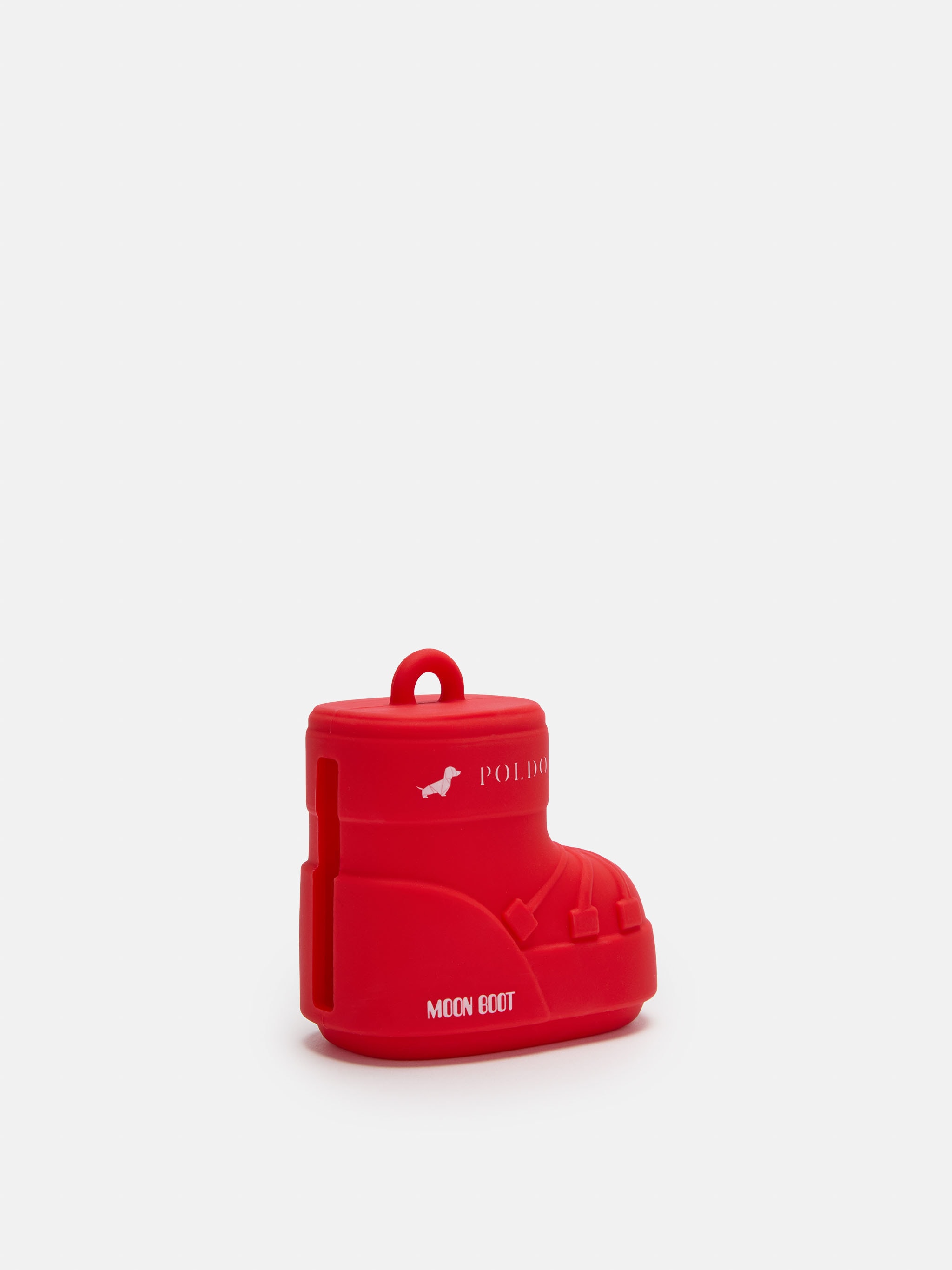 MOON BOOT X POLDO DOG COUTURE RED DOG BAG HOLDER