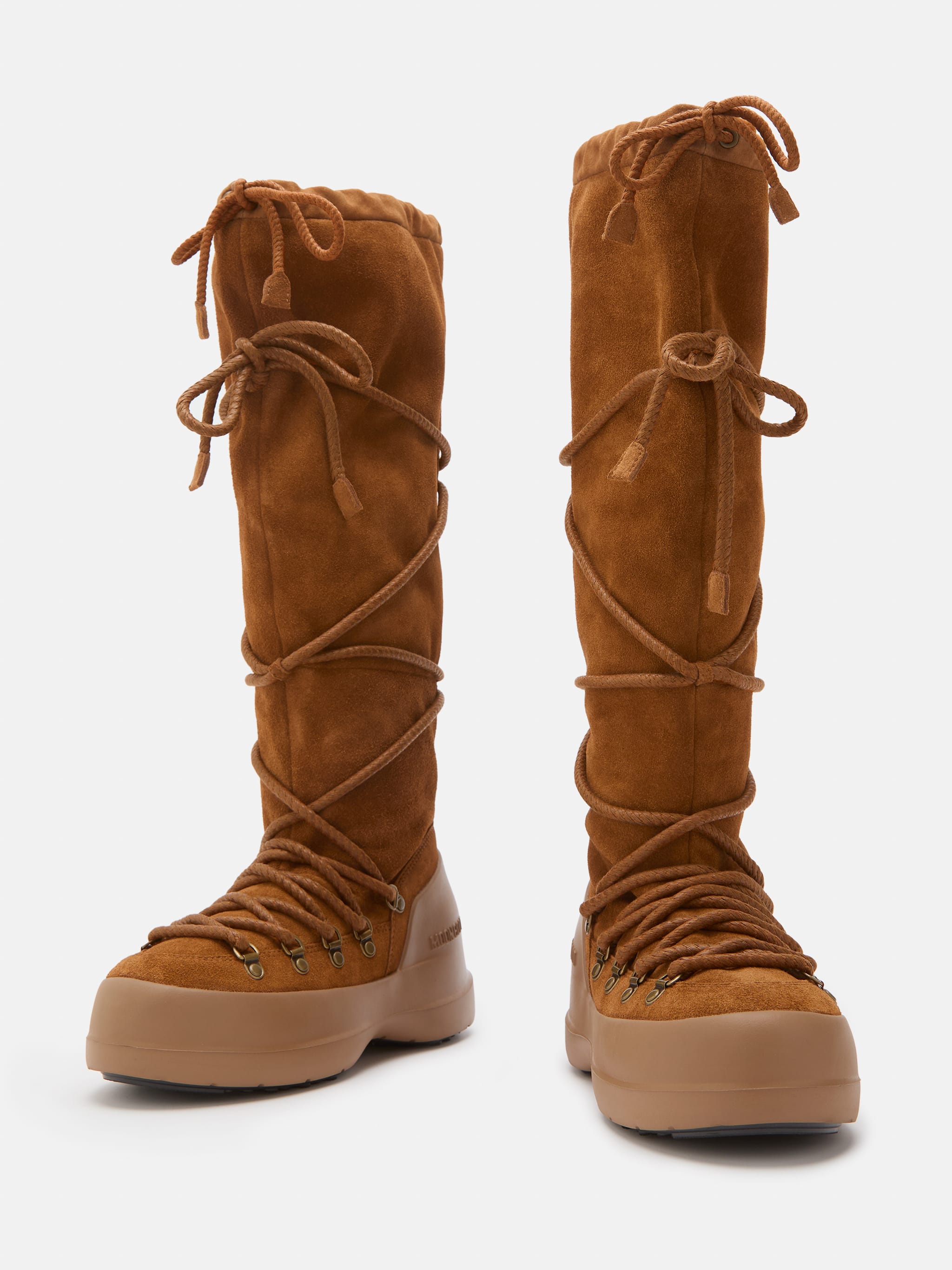 LUNA BROWN SUEDE EXTRA BOOTS