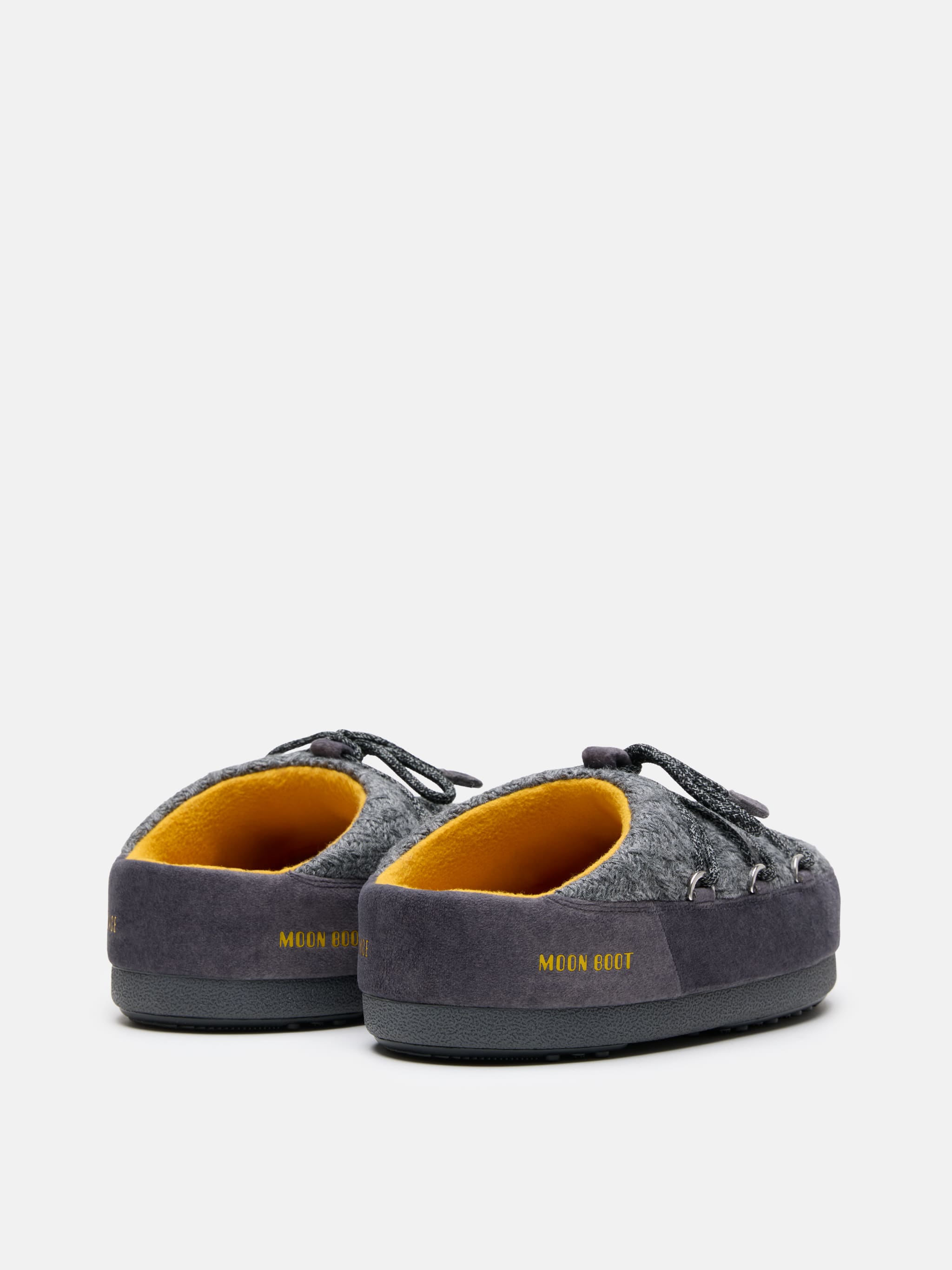 MOON BOOT X GUEST IN RESIDENCE EVX GREY KNIT MULES