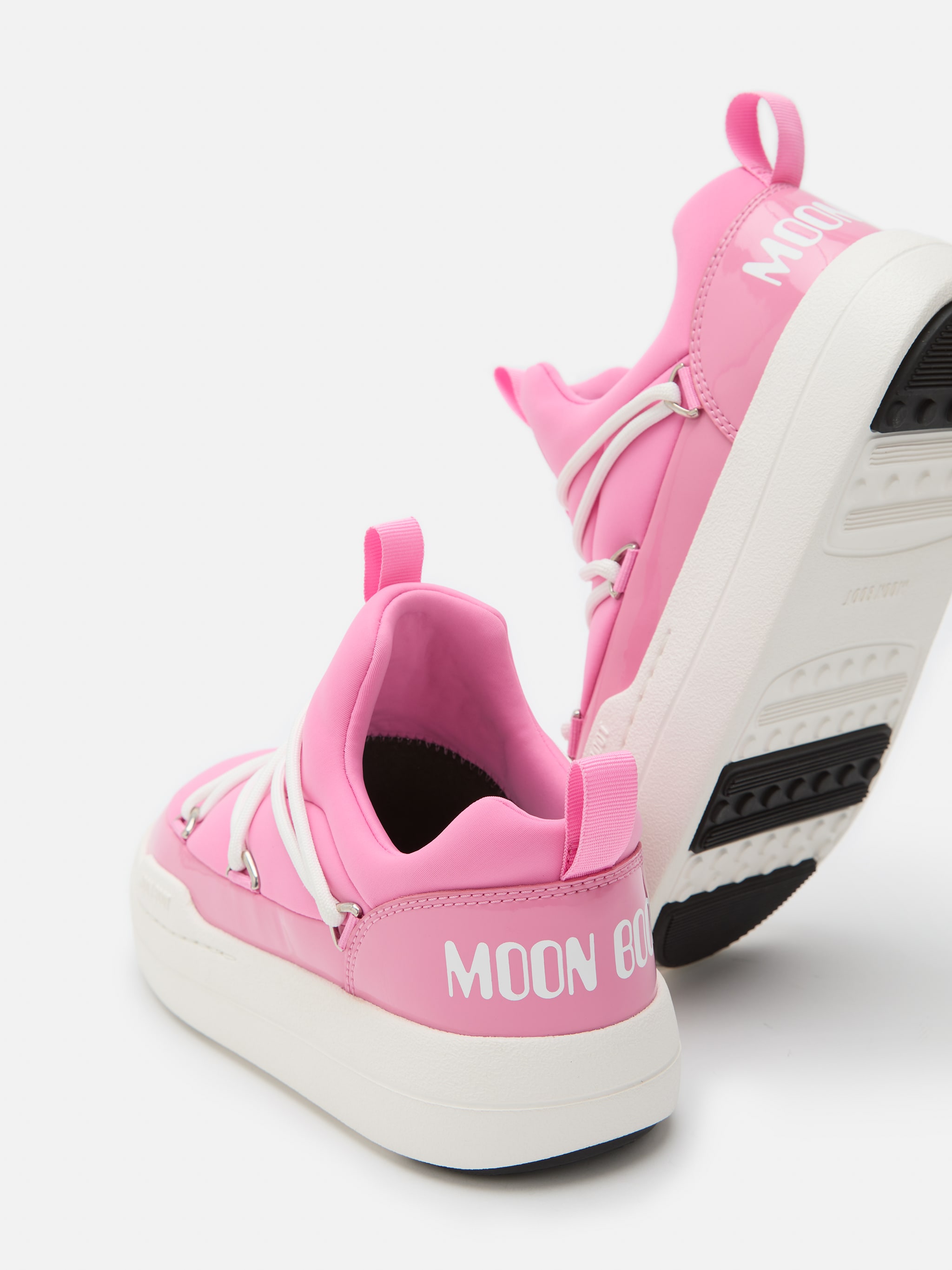 JUNIOR PARK PINK LOW LACE SNEAKERS
