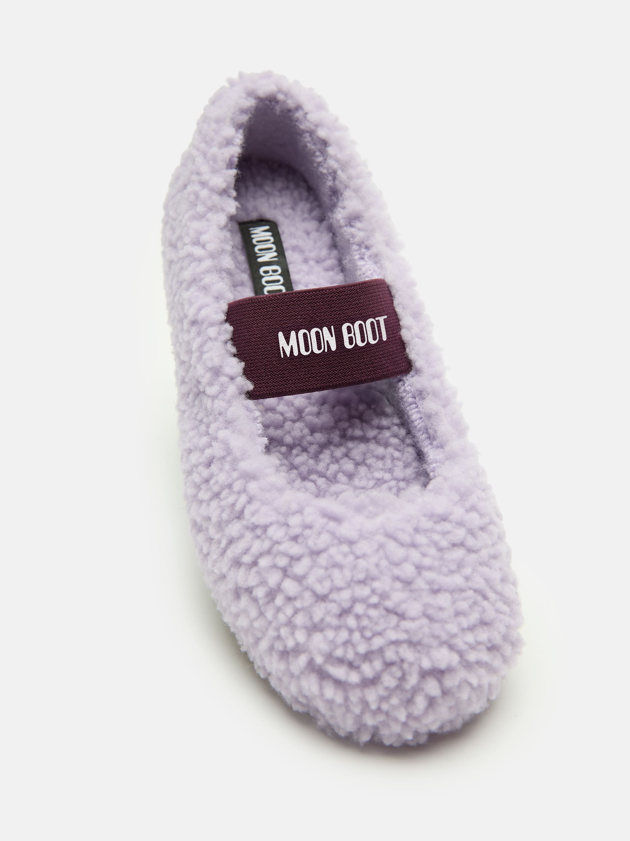 SHEARLING LILAC BALLERINAS