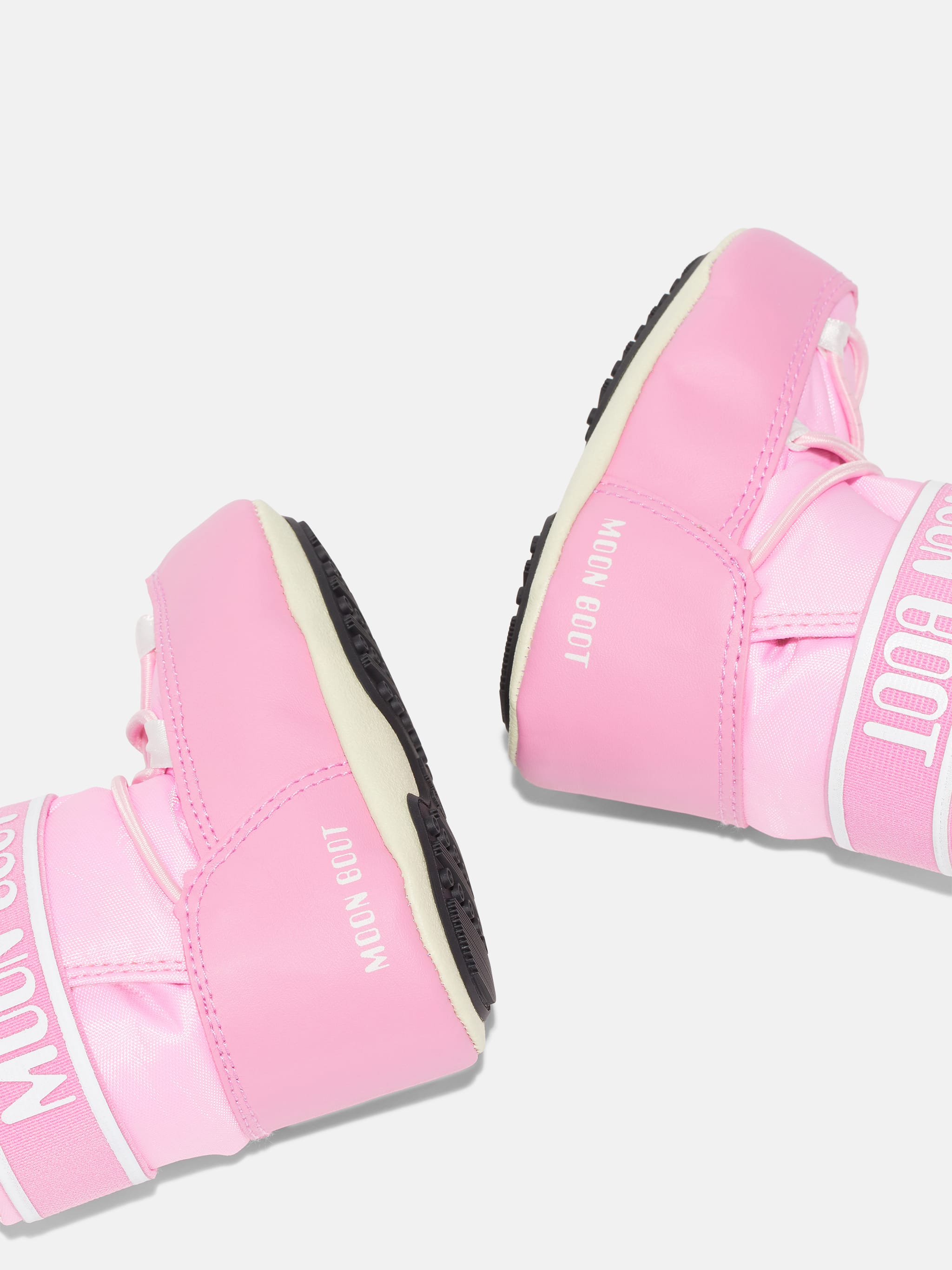 CRIB PINK NYLON BOOTS