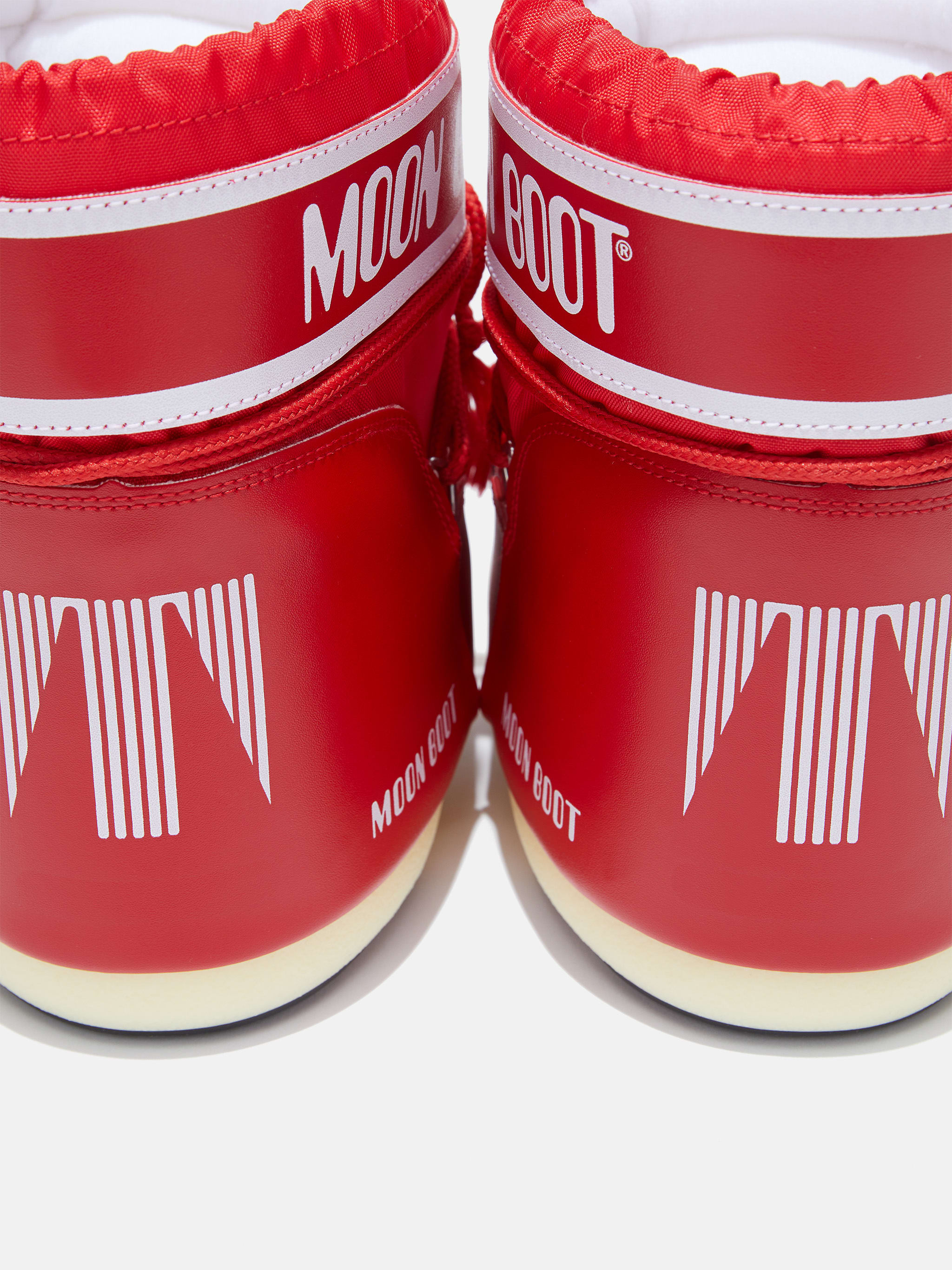 ICON LOW RED NYLON BOOTS