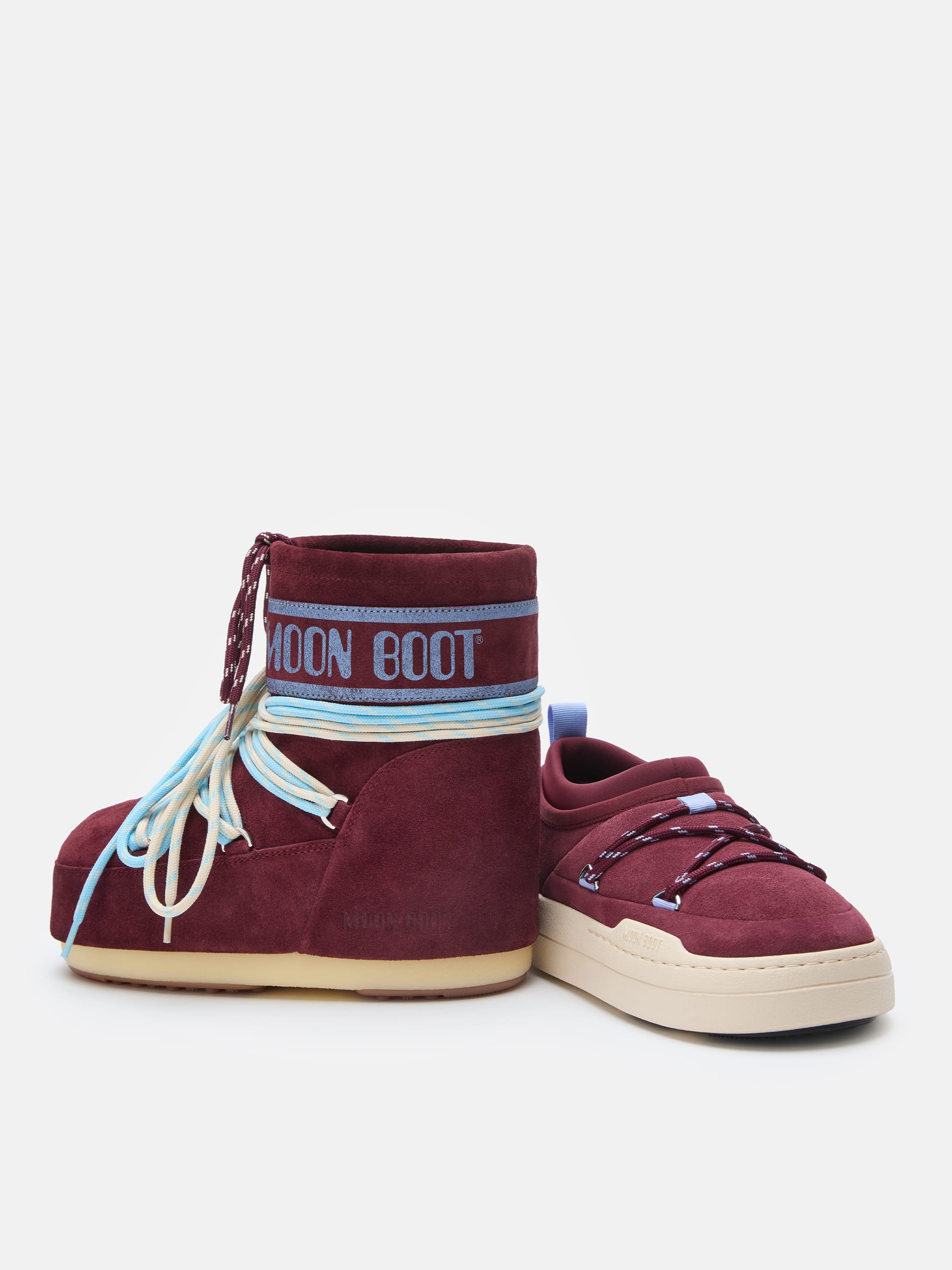 PARK ICON SUEDE BURGUNDY SNEAKERS