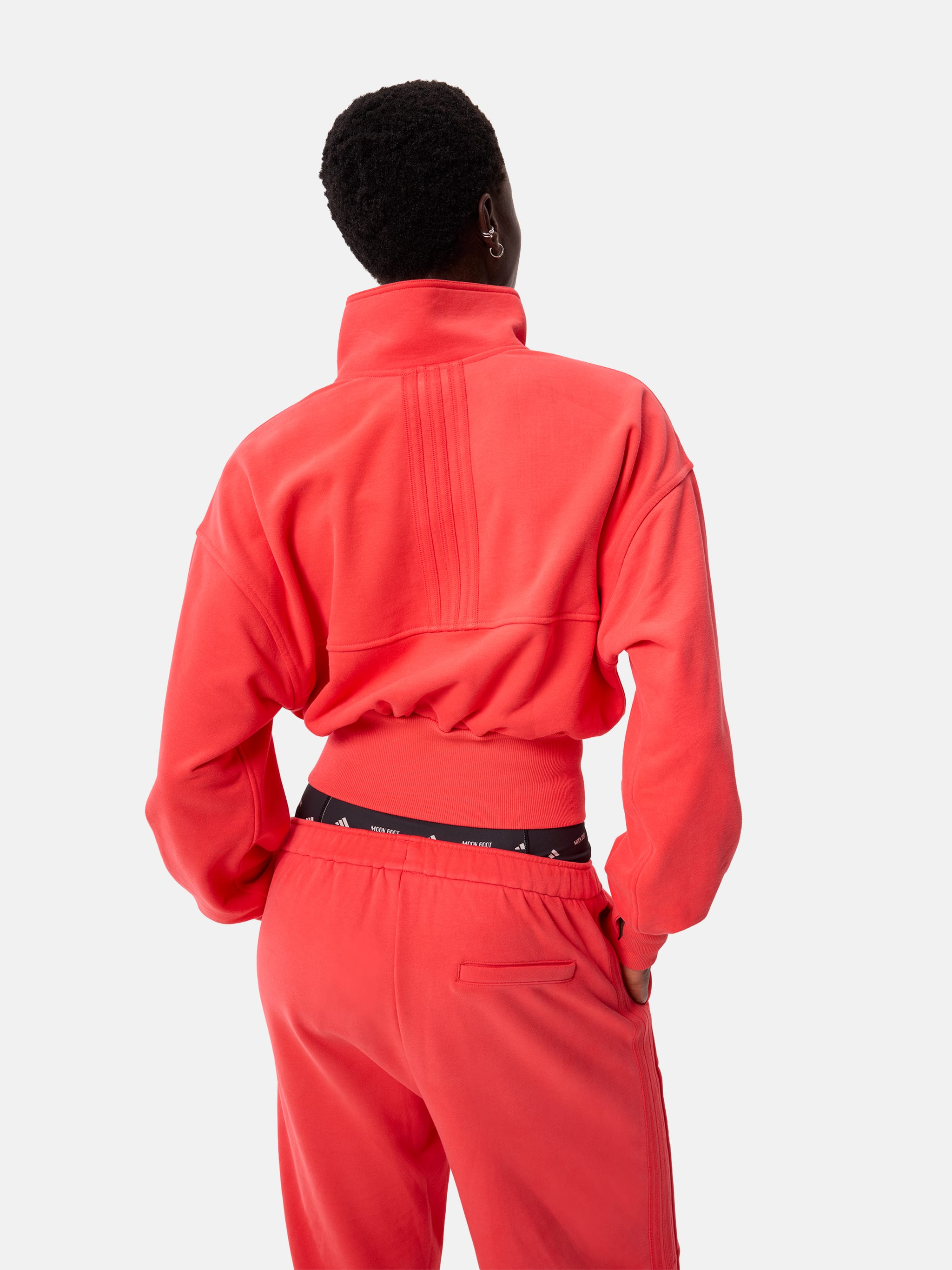 ADIDAS X MOON BOOT RED TRACKSUIT TOP