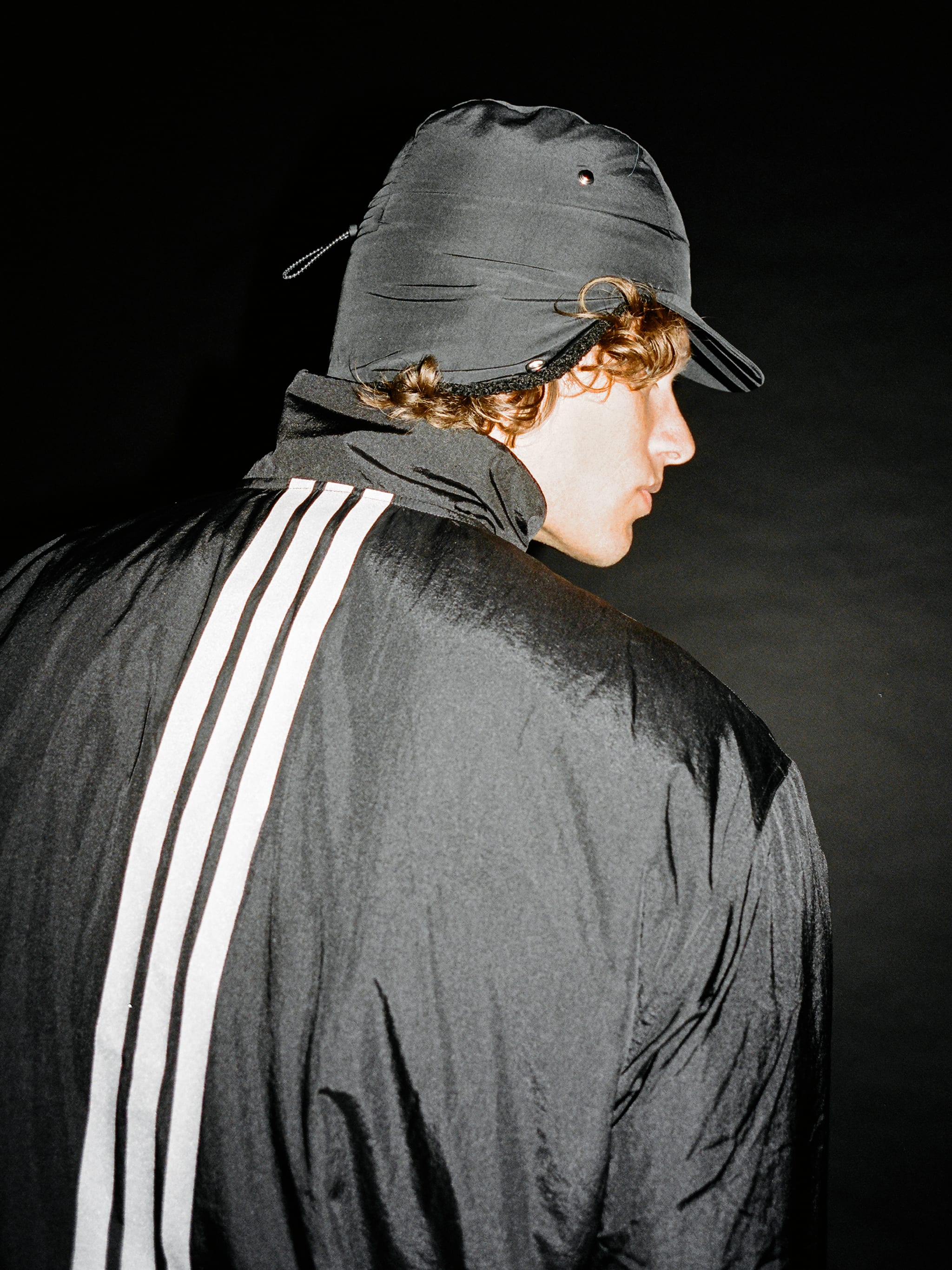 ADIDAS X MOON BOOT BLACK TRACKSUIT TOP