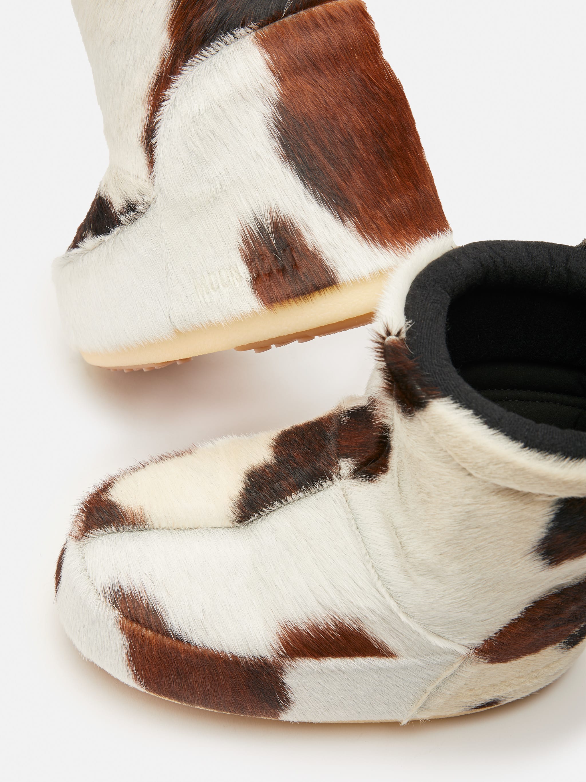 ICON LOW NO LACE COW PRINT BOOTS