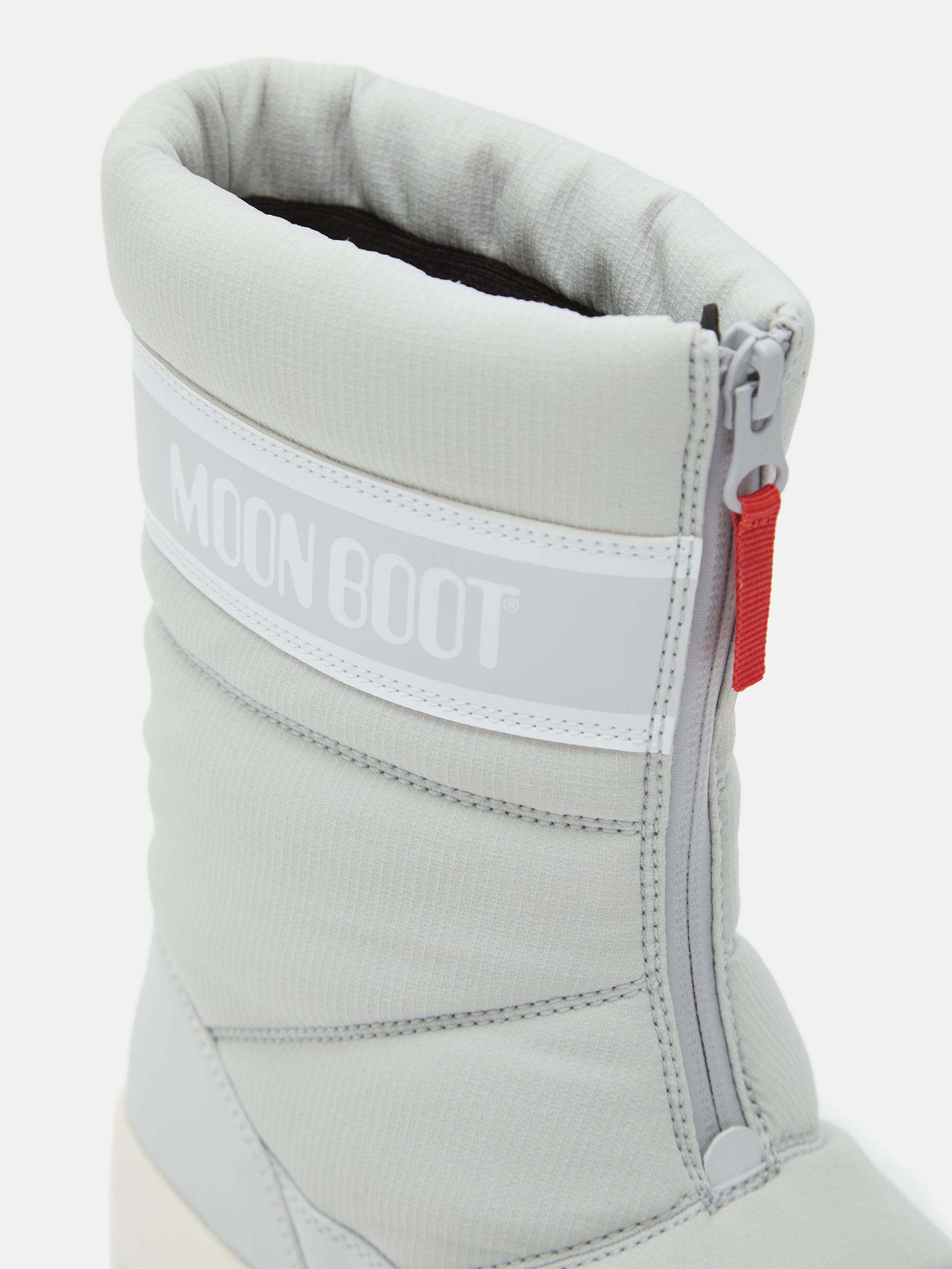 JUNIOR PARK GREY ZIP HIGH BOOTS