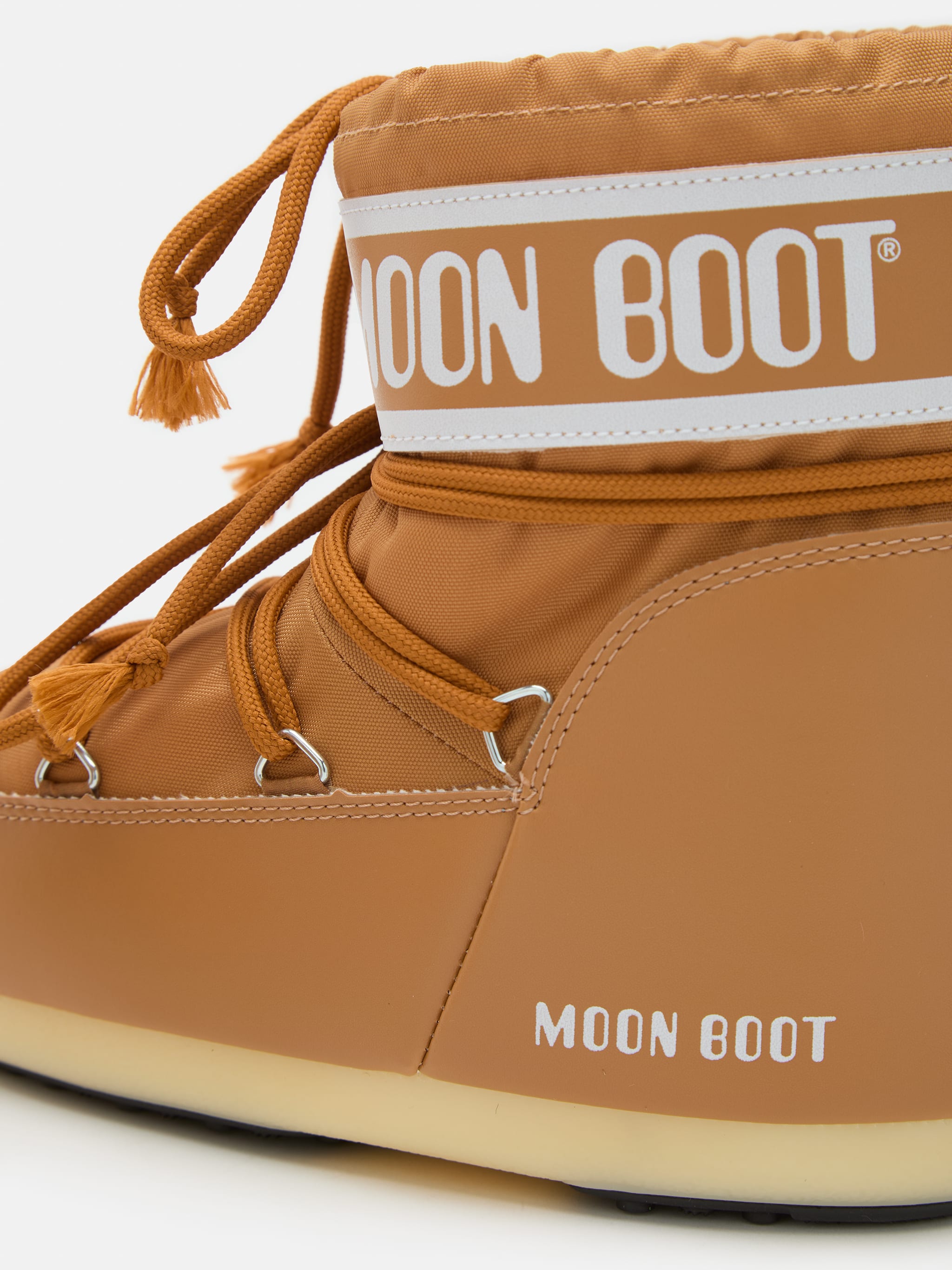ICON LOW BROWN NYLON BOOTS