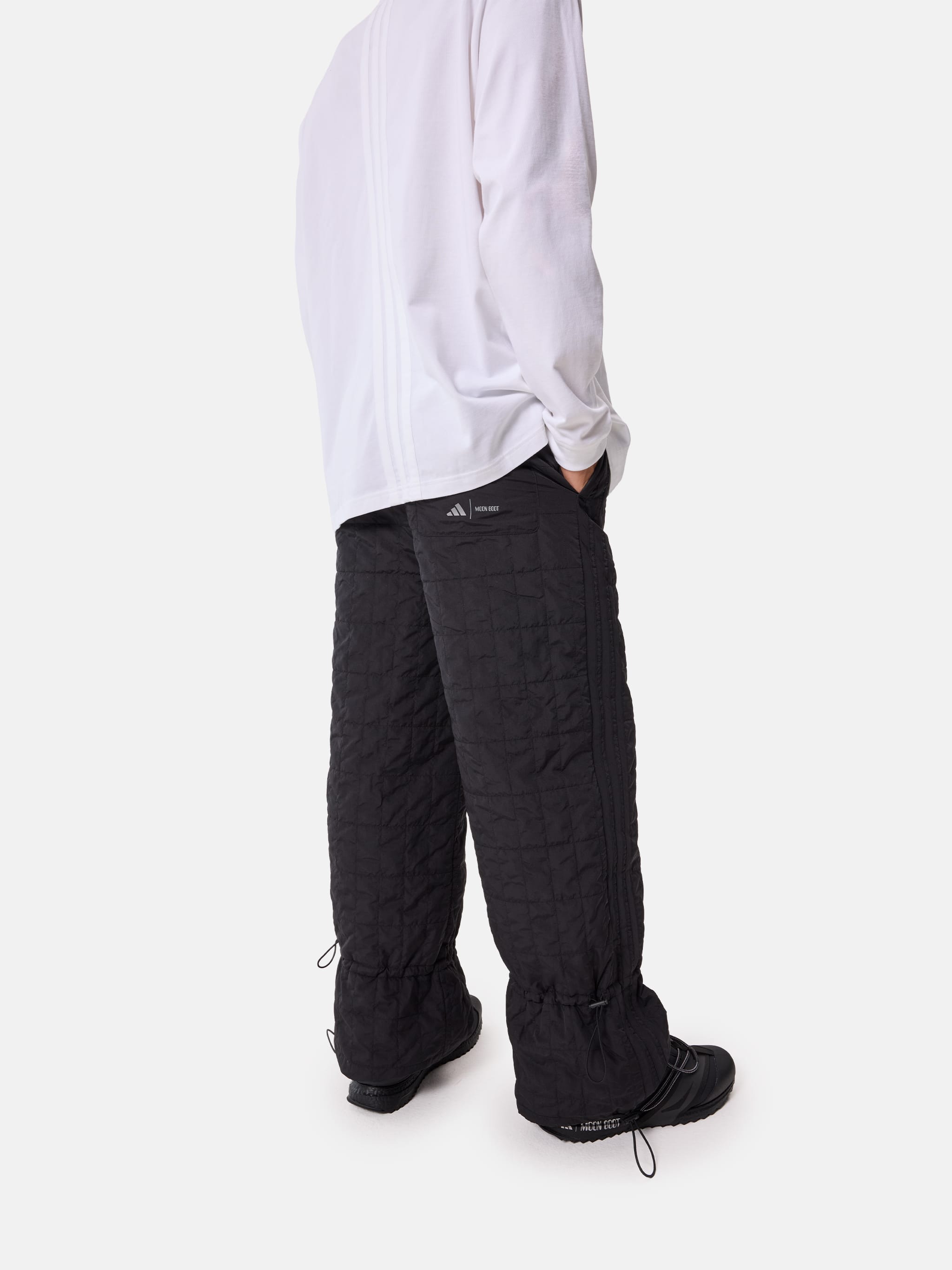ADIDAS X MOON BOOT WHITE LONG SLEEVE T-SHIRT