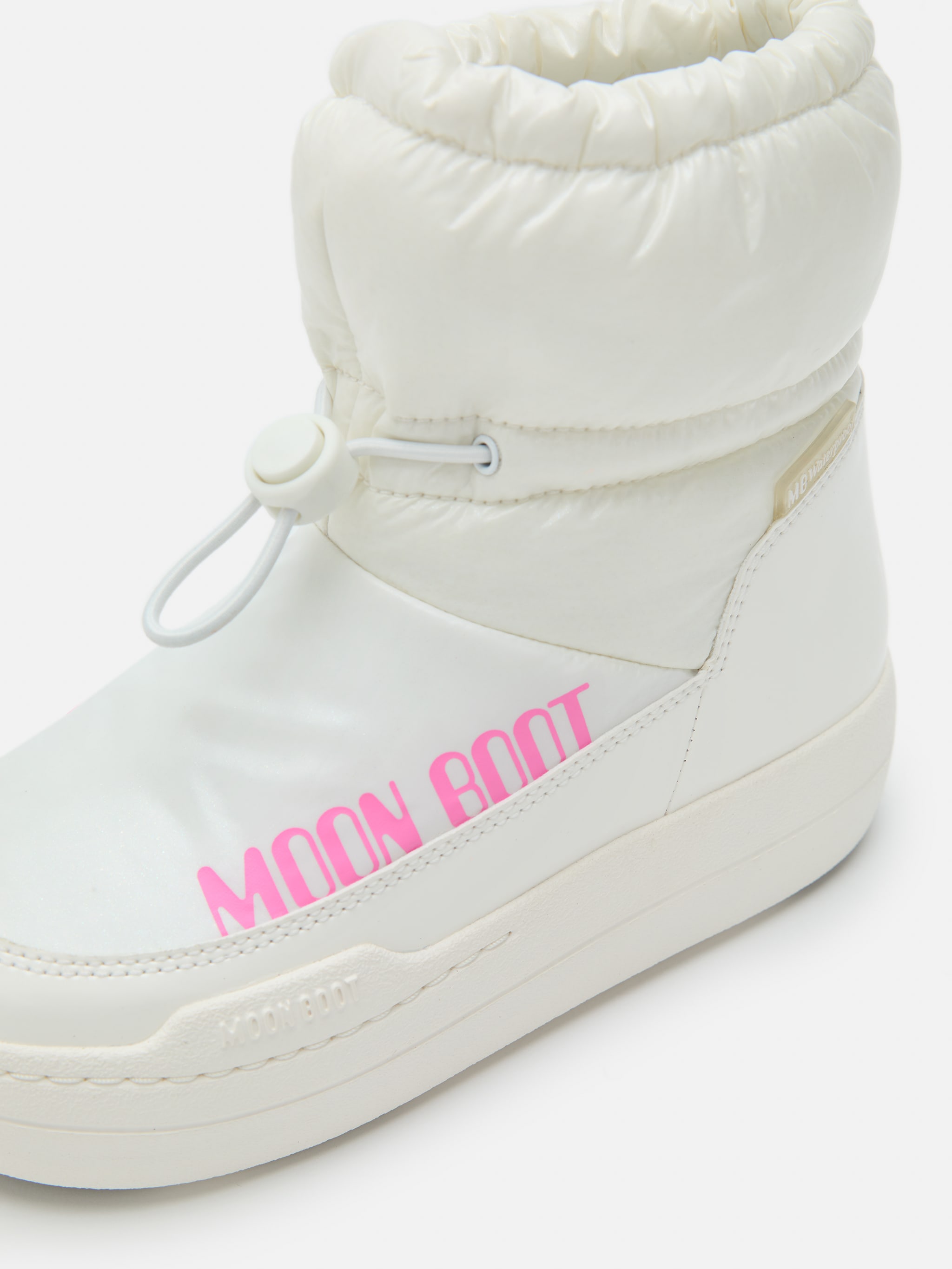 JUNIOR PARK TUBE WHITE GLITTER MID BOOTS