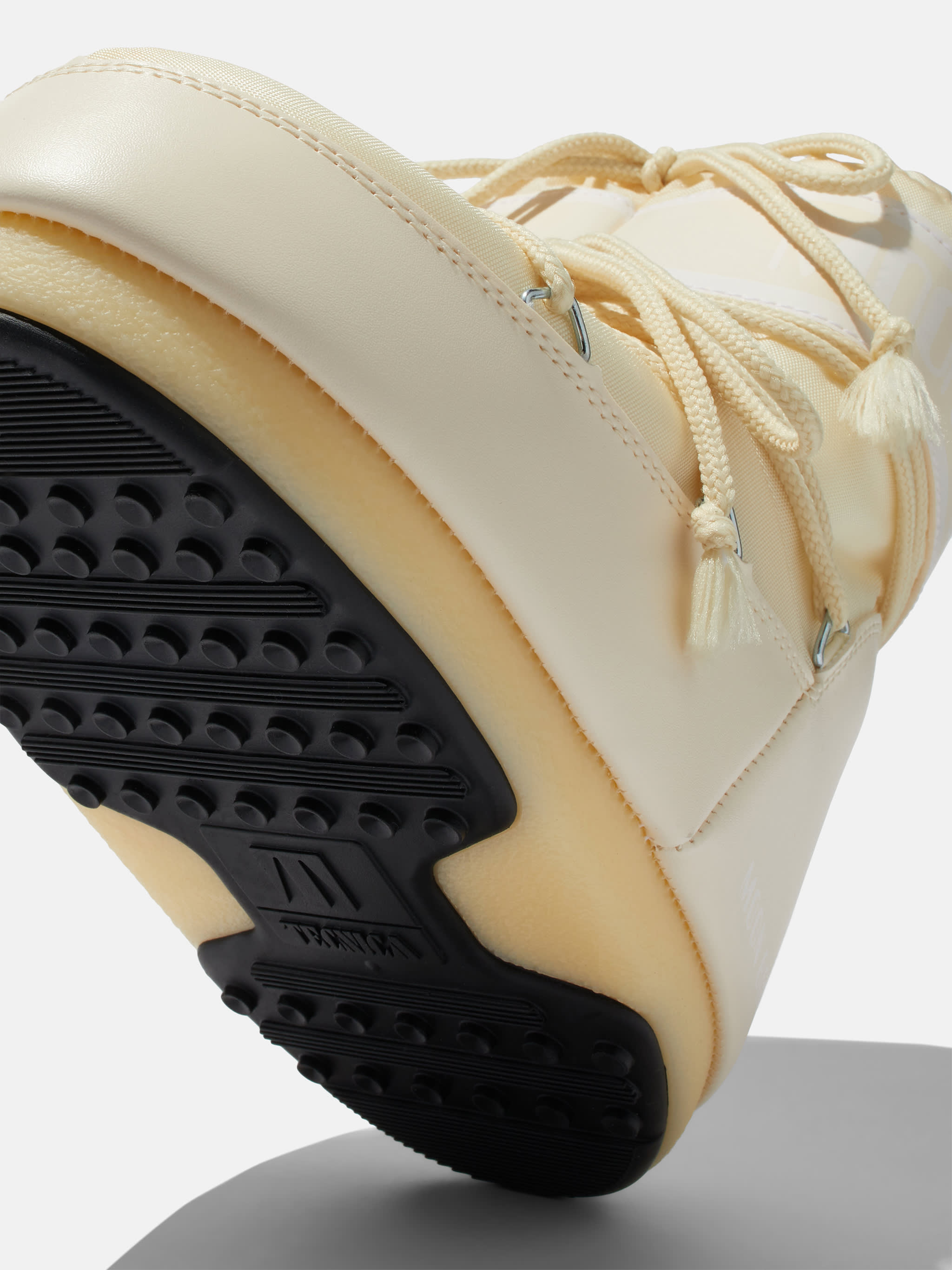 ICON LOW CREAM NYLON BOOTS